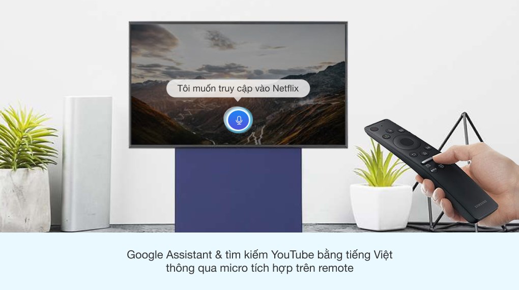 Smart Tivi Màn Hình Xoay The Sero QLED Samsung 4K 43 inch QA43LS05T