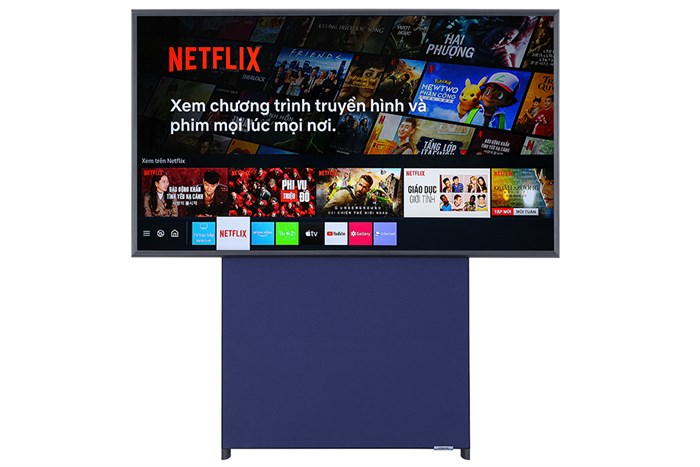 Smart Tivi Màn Hình Xoay The Sero QLED Samsung 4K 43 inch QA43LS05T Màu Đen