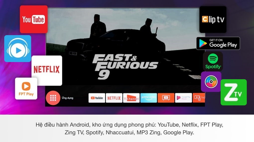 Android Tivi TCL 43 inch 43P715