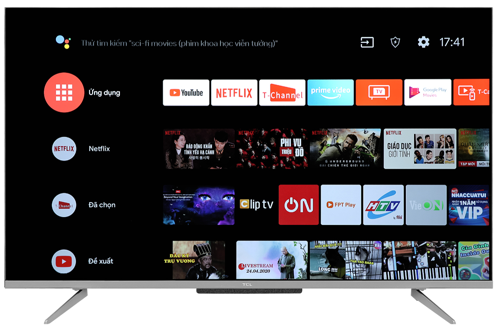 Android Tivi TCL 43 inch 43P715 - giá tốt, có trả góp