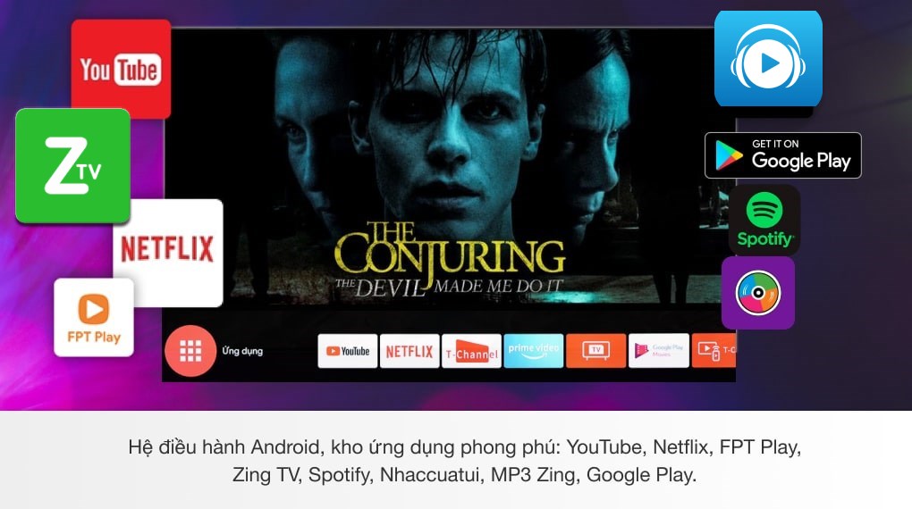 Android Tivi TCL 4K 50 inch 50P715