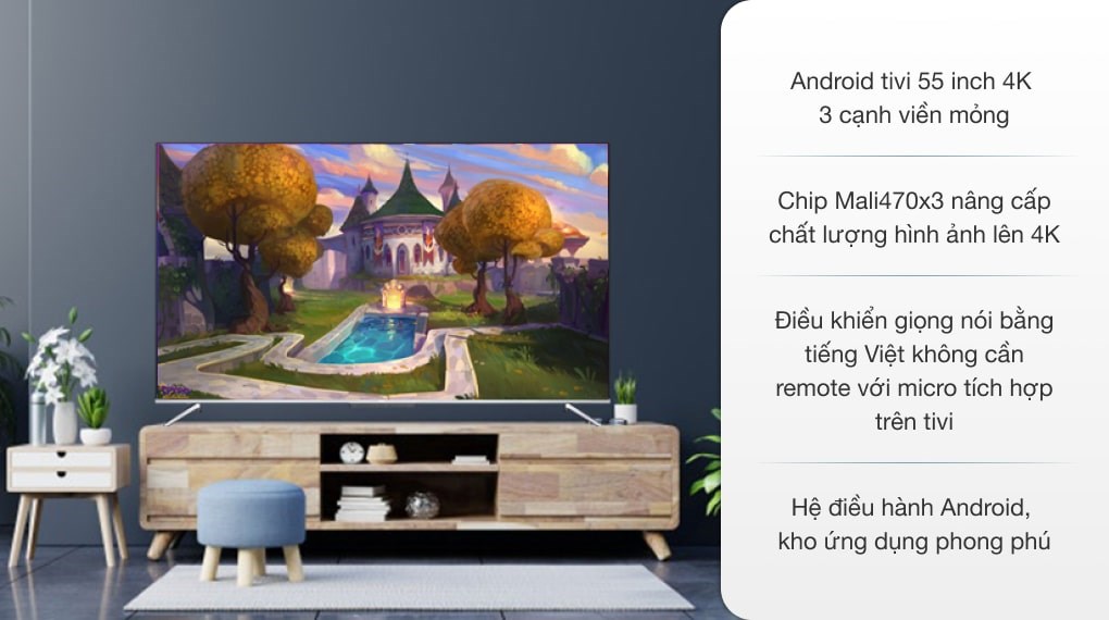 Android Tivi TCL 55 inch 55P715