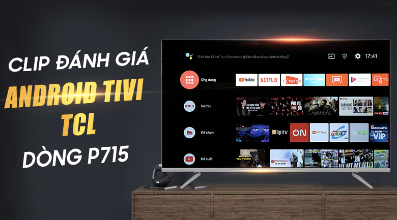 Android Tivi TCL 65 inch 65P715