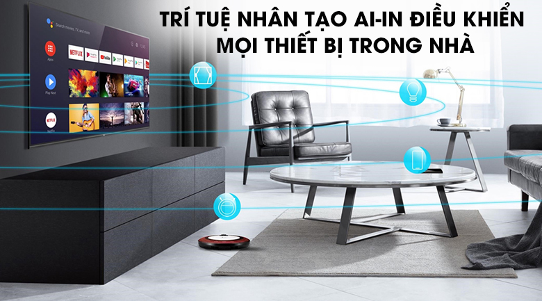 Android Tivi QLED TCL 4K 50 inch 50Q716: tính năng thông minh