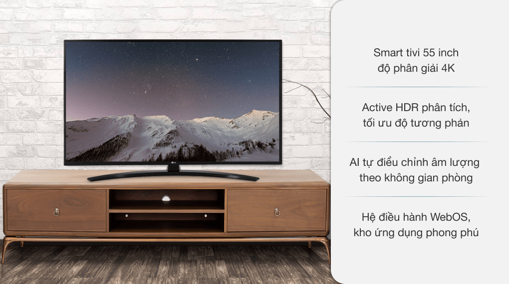 Smart Tivi LG 4K 55 inch 55UN7400PTA