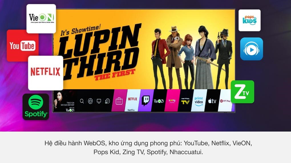 Smart Tivi LG 4K 65 inch 65UN7400PTA