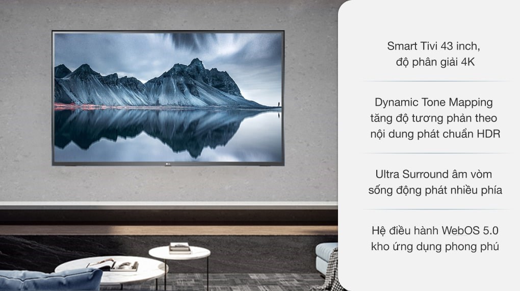 Smart Tivi LG 4K 43 inch 43UN7290PTF
