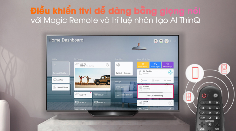 Smart Tivi OLED LG 4K 55 inch 55BXPTA
