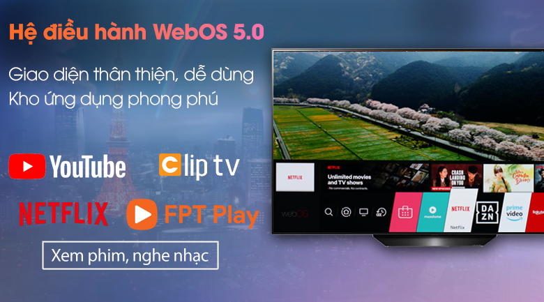 Smart Tivi OLED LG 4K 55 inch 55BXPTA