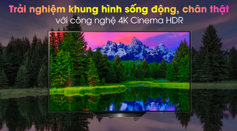 Smart Tivi OLED LG 4K 65 inch 65BXPTA - Công nghệ 4K Cinema HDR
