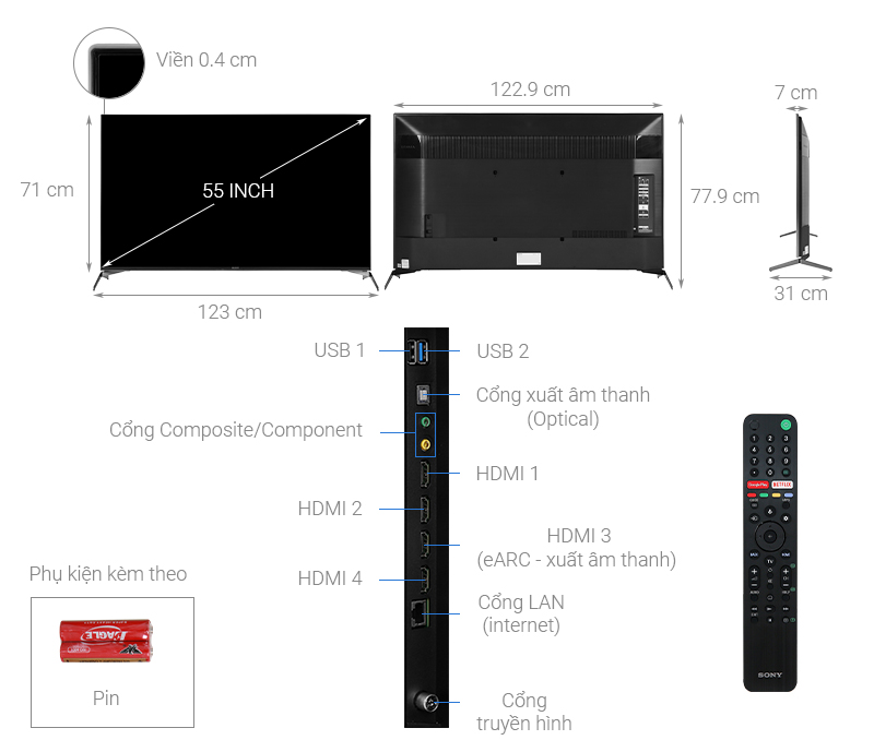 SONY KJ-55X9500H BLACK lalinews.ir