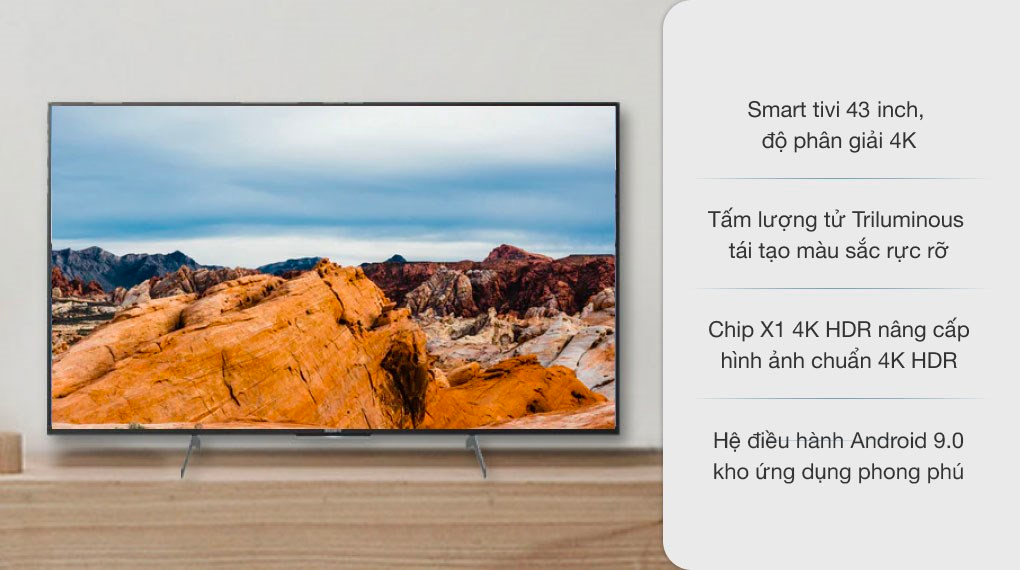 Android Tivi Sony 4K 43 inch KD-43X8500H