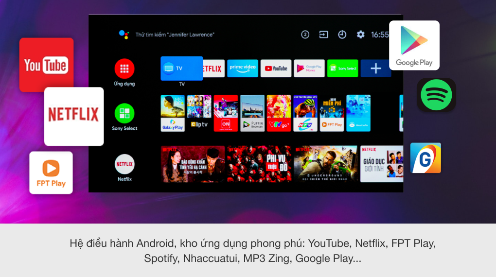 Android Tivi Sony 4K 43 inch KD-43X8500H