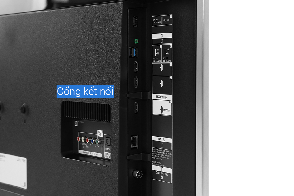 Android Tivi Sony 4K 43 inch KD-43X8500H/S Màu Bạc