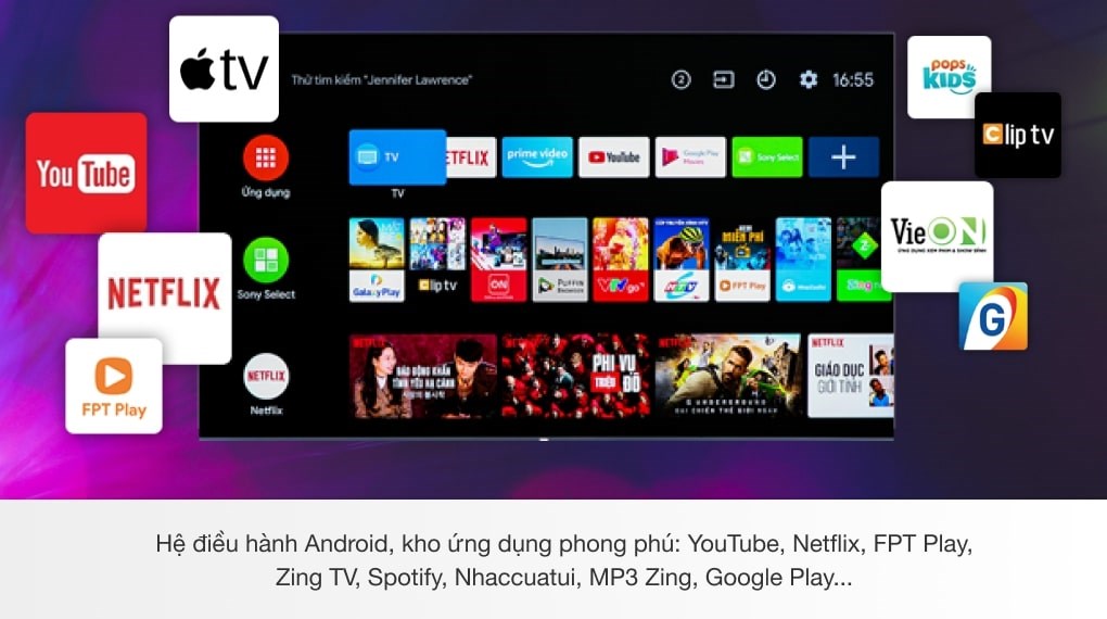 Android Tivi QLED TCL 4K 55 inch 55Q716