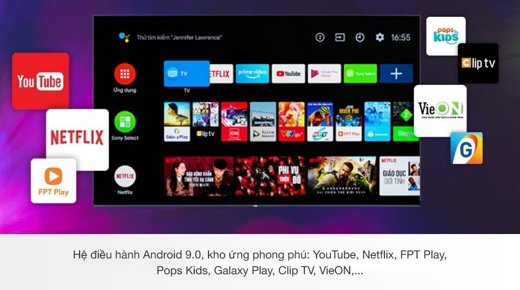 Android Tivi QLED TCL 4K 65 inch 65Q716