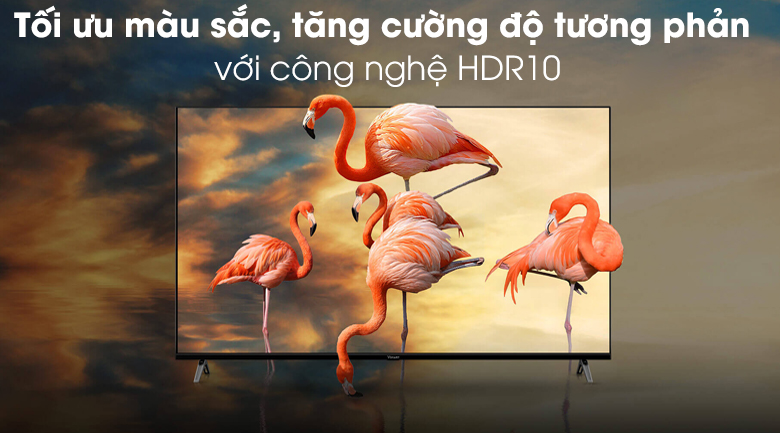 Công nghệ HDR10 - Android TV Vsmart 4K 43 inch 43KD6600