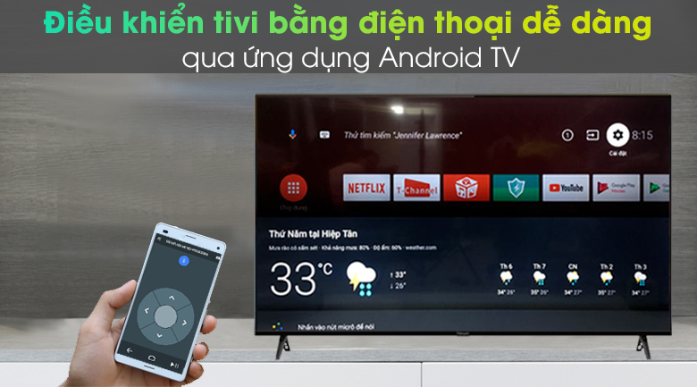 Android Tivi Vsmart 4K 50 inch 50KD6800