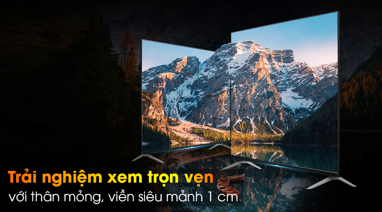 Android Tivi Vsmart 4K 55 inch 55KE8500 - Viền siêu mỏng