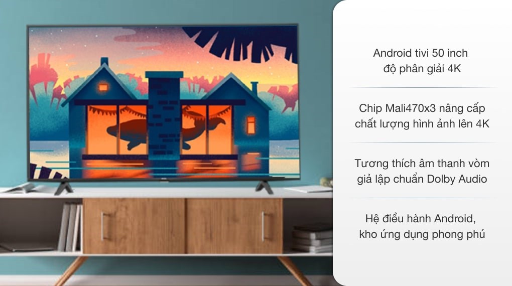 Android Tivi TCL 4K 50 inch 50P615 - 2