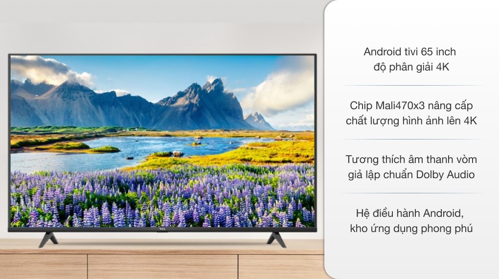 Android Tivi TCL 4K 65 inch 65P615 - 2