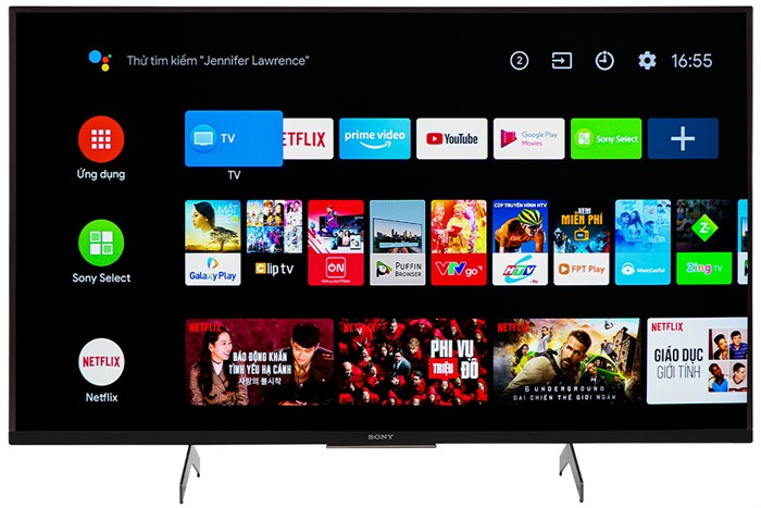 Android Tivi Sony 4K 49 inch KD-49X8500H Màu Đen