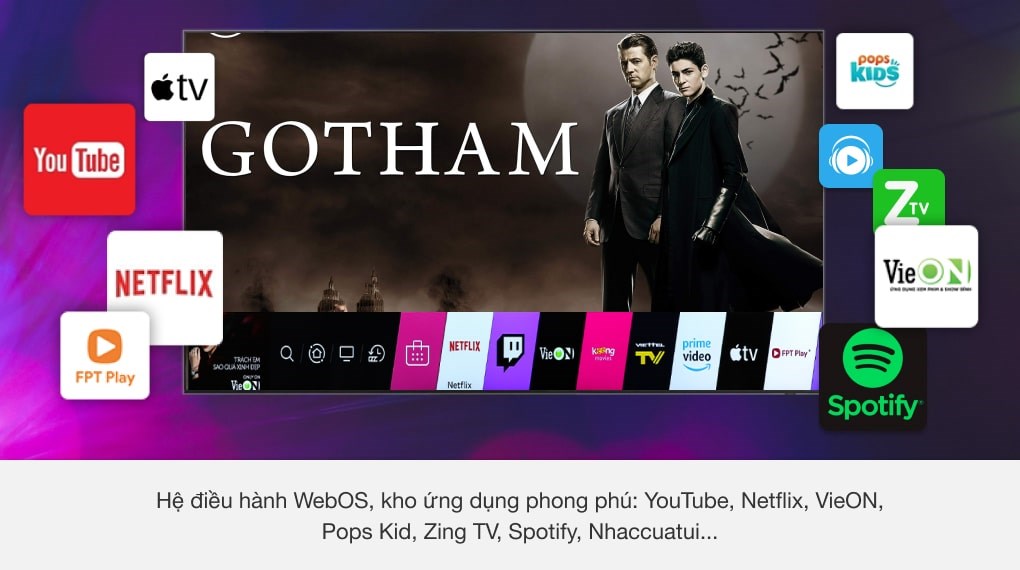 Smart Tivi NanoCell LG 4K 65 inch 65NANO86TNA