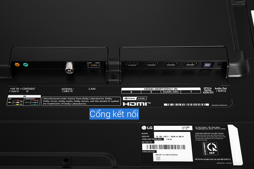 Smart Tivi OLED LG 4K 55 inch 55GXPTA Màu Đen