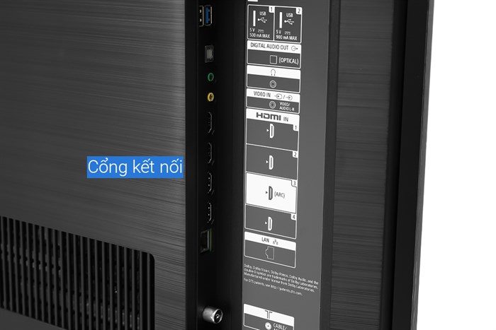 Android Tivi Sony 4K 55 inch KD-55X9000H Màu Đen