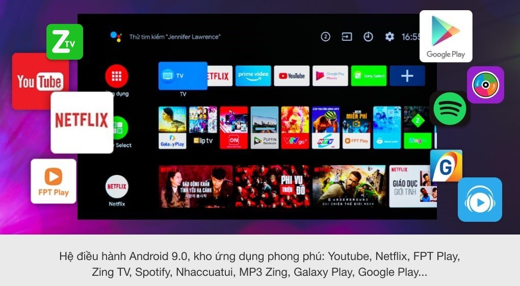 Android Tivi Sony 4K 65 inch KD-65X9000H/S