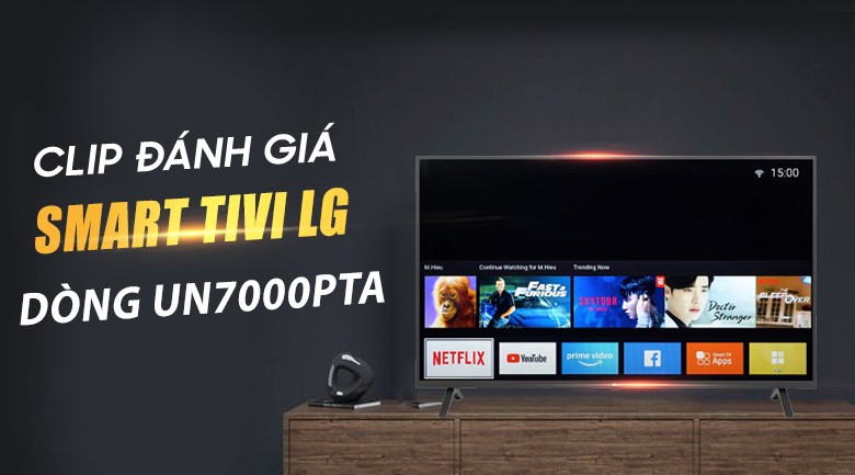 Smart Tivi LG 4K 43 inch 43UN7000PTA