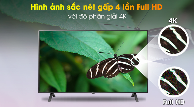 Smart Tivi LG 4K 55 inch 55UN7000PTA - Độ phân giải 4K