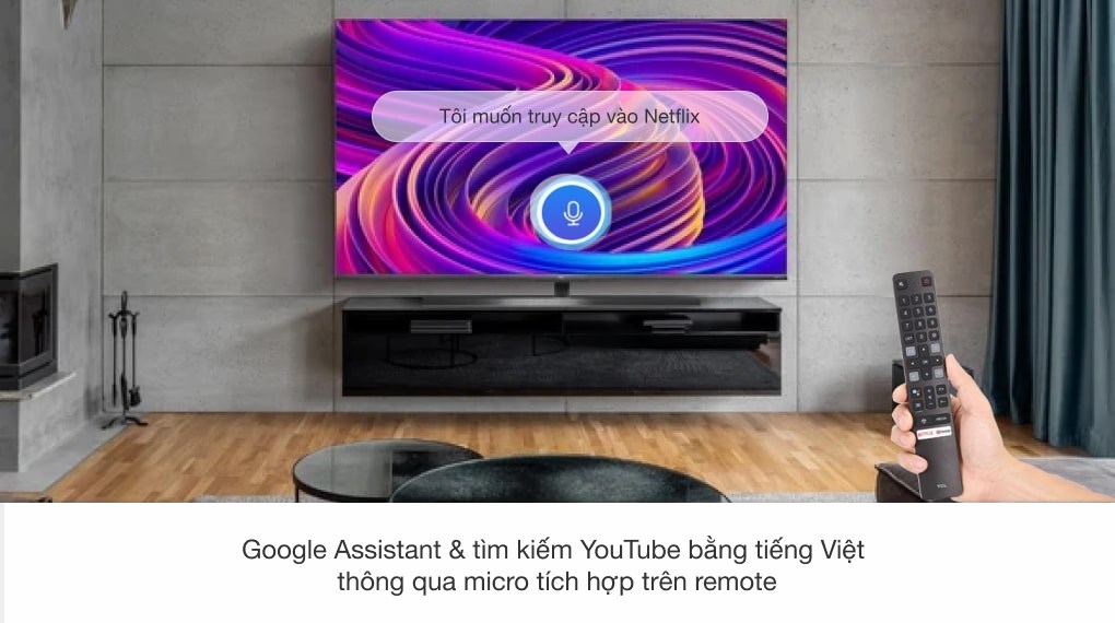 Android Tivi Mini QLED TCL 4K 65 inch 65X10