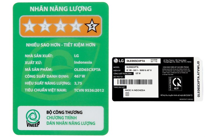 Smart Tivi OLED LG 4K 65 inch 65CXPTA Màu Đen