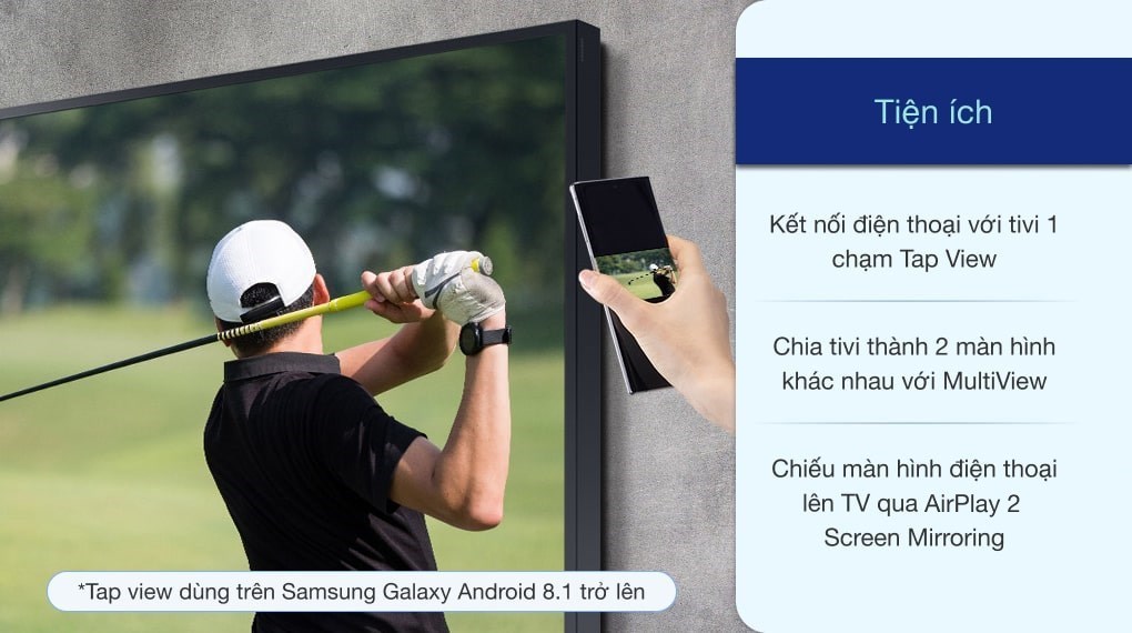 Smart Tivi Ngoài Trời The Terrace QLED Samsung 4K 75 inch QA75LST7T