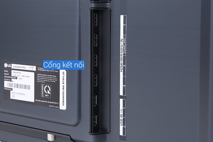 Smart Tivi NanoCell LG 8K 65 inch 65NANO95TNA Màu Đen