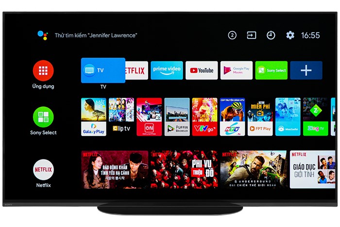 Android Tivi OLED Sony 4K 48 inch KD-48A9S Màu Đen