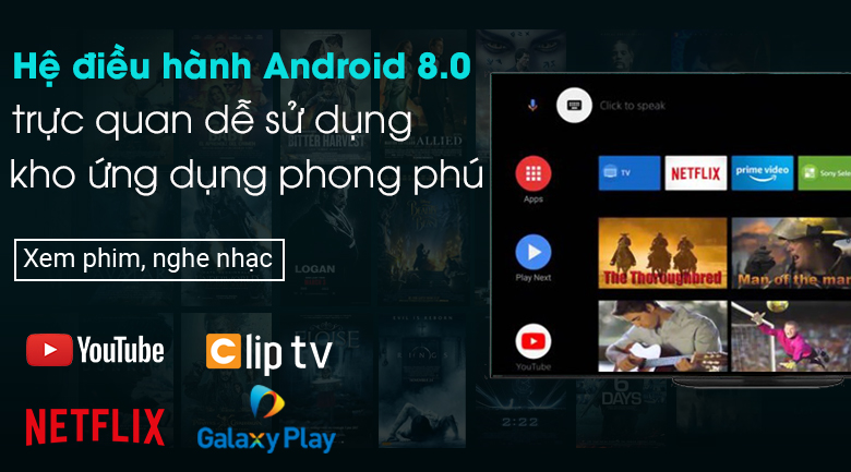 Android Tivi OLED Sony 4K 77 inch KD-77A9G