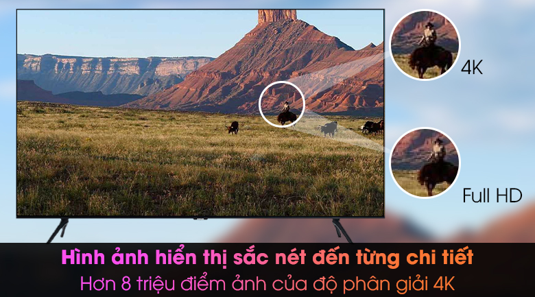 Smart Tivi Samsung 4K 43 inch UA43TU8000