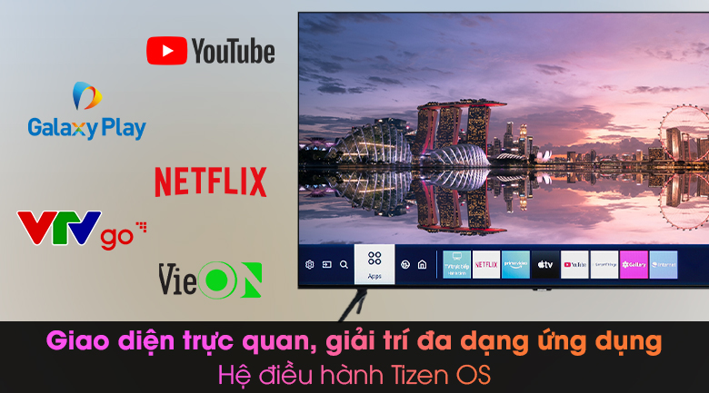 Smart Tivi Samsung 4K 43 inch UA43TU8000