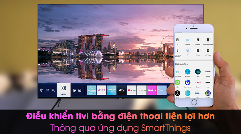 Smart Tivi Samsung 4K 43 inch UA43TU8000