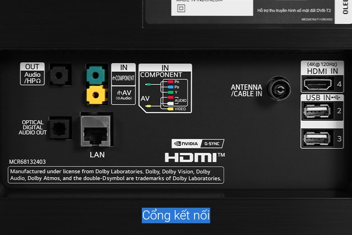 Smart Tivi OLED LG 4K 48 inch 48CXPTA Màu Đen