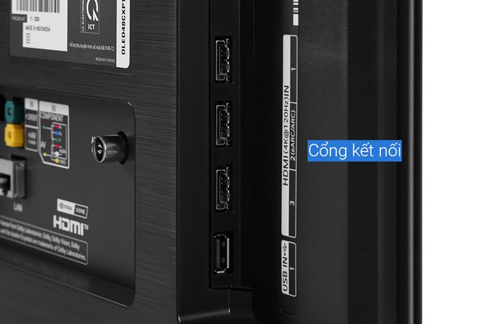 Smart Tivi OLED LG 4K 48 inch 48CXPTA Màu Đen