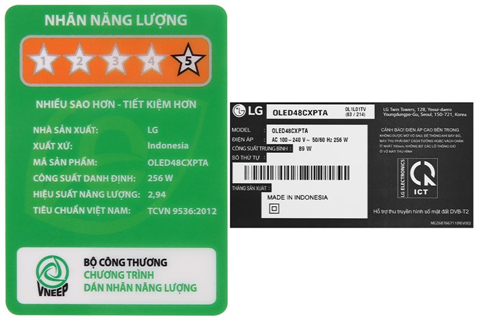 Smart Tivi OLED LG 4K 48 inch 48CXPTA Màu Đen