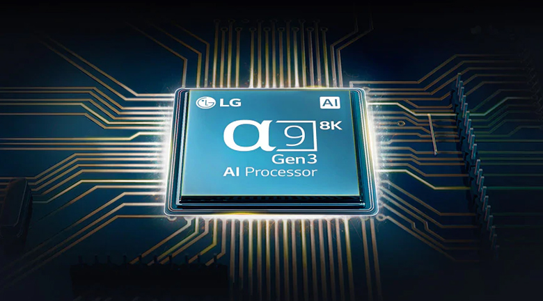 Smart Tivi OLED LG 8K 77 inch 77ZXPTA - Thưởng thức nội dung hình ảnh gần chuẩn độ phân giải 8K vào với chip α9 AI 8K thế hệ thứ 3