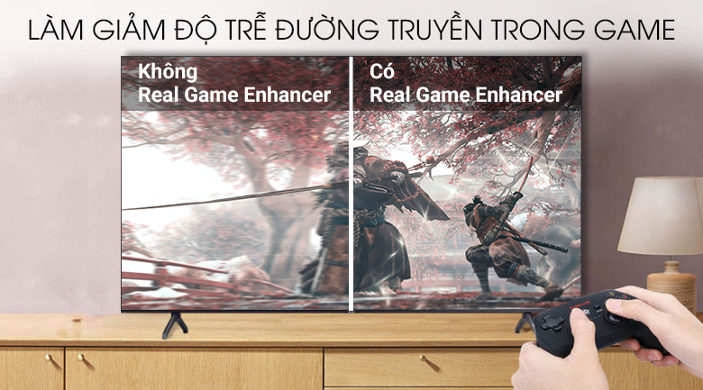 Smart Tivi Samsung 4K 70 inch UA70TU7000 - Chinh phục mọi đầu game cùng công nghệ Real Game Enhancer