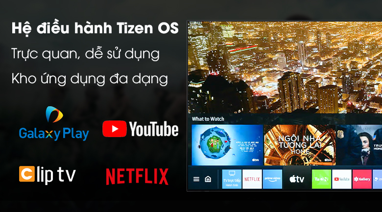 Hệ điều hành Tizen OS - Smart Tivi Neo QLED 4K 65 inch Samsung QA65QN85A