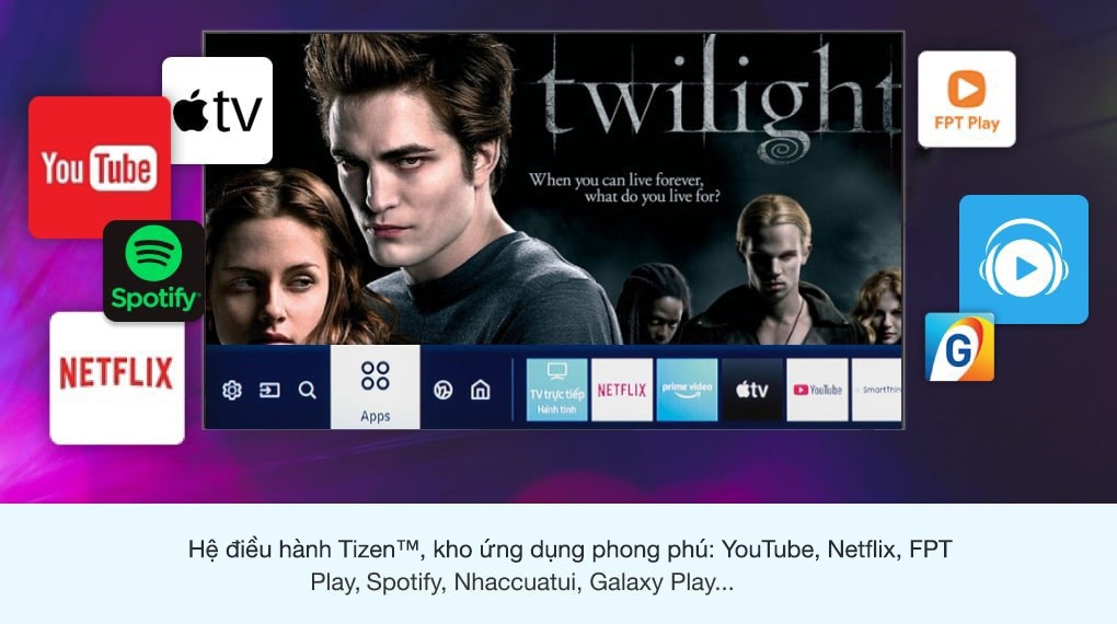 Smart Tivi QLED 4K 55 inch Samsung QA55Q80A