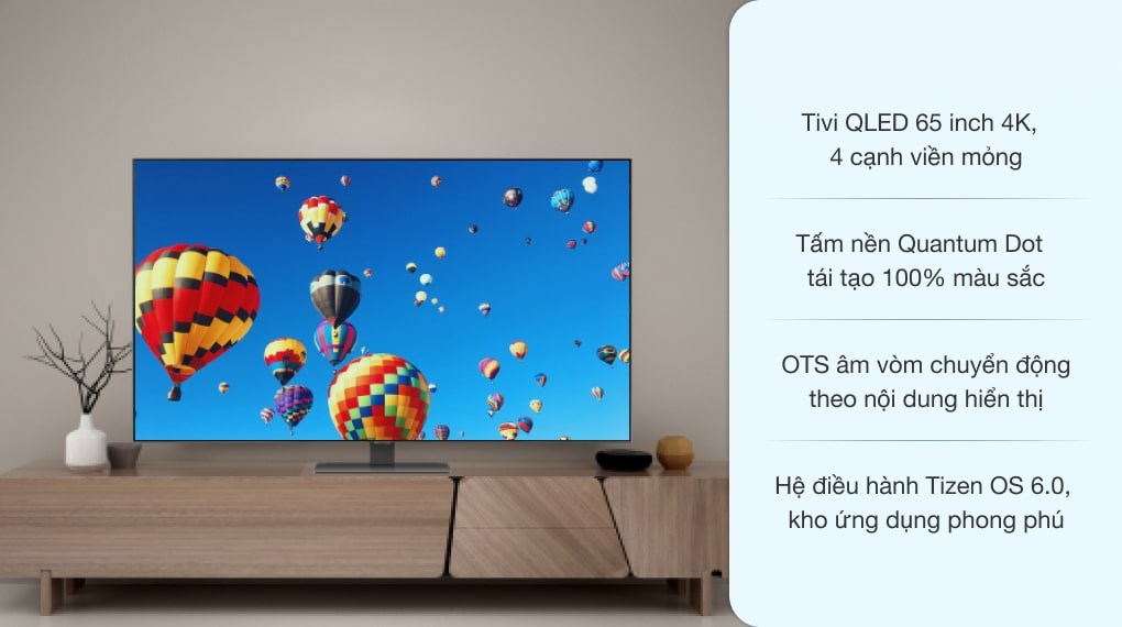 Smart Tivi QLED 4K 65 inch Samsung QA65Q80A