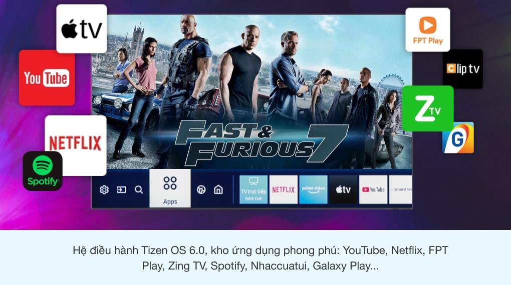 Smart Tivi QLED 4K 55 inch Samsung QA55Q70A